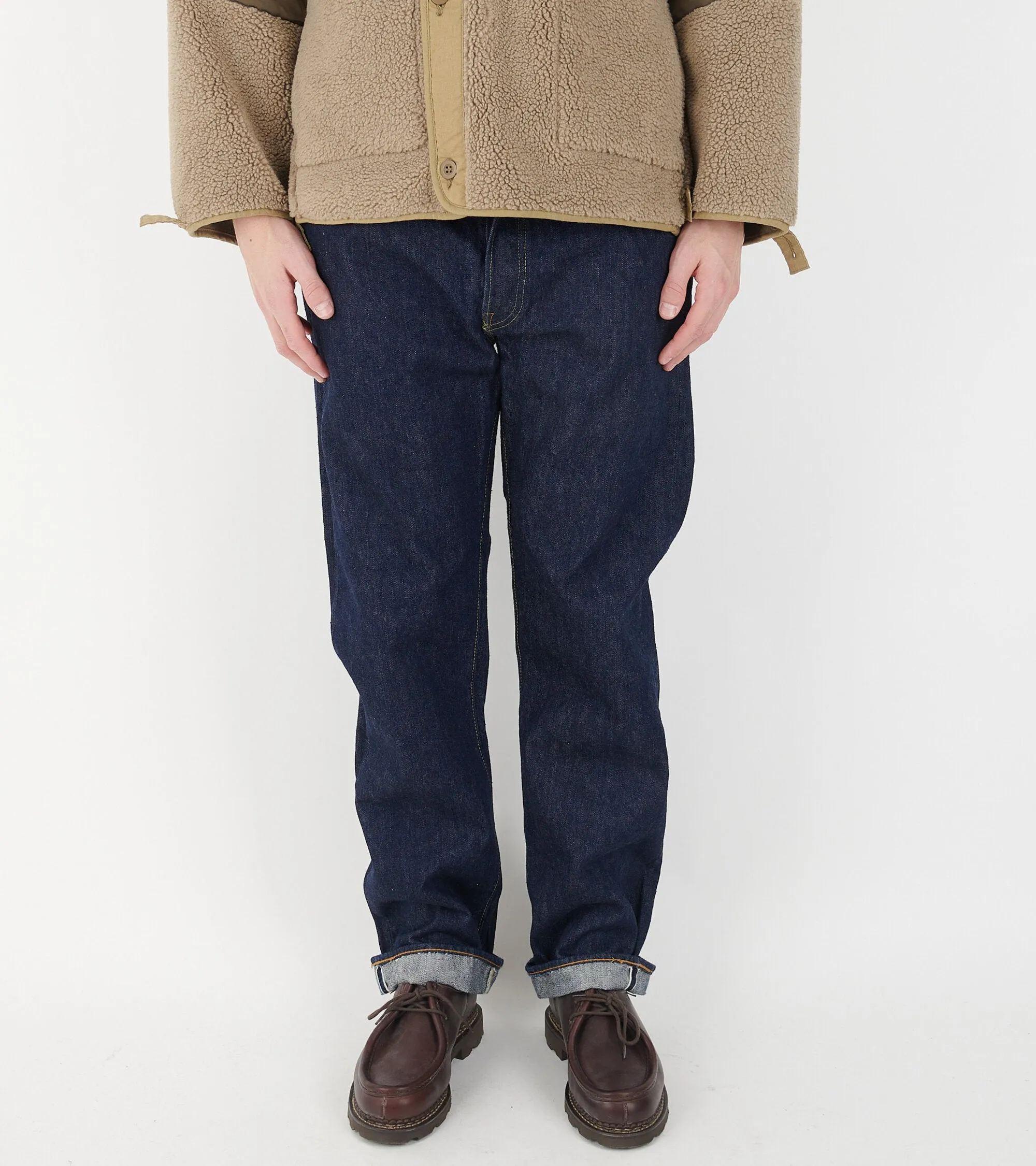 105 Standard Selvedge Denim Jeans Dark Blue