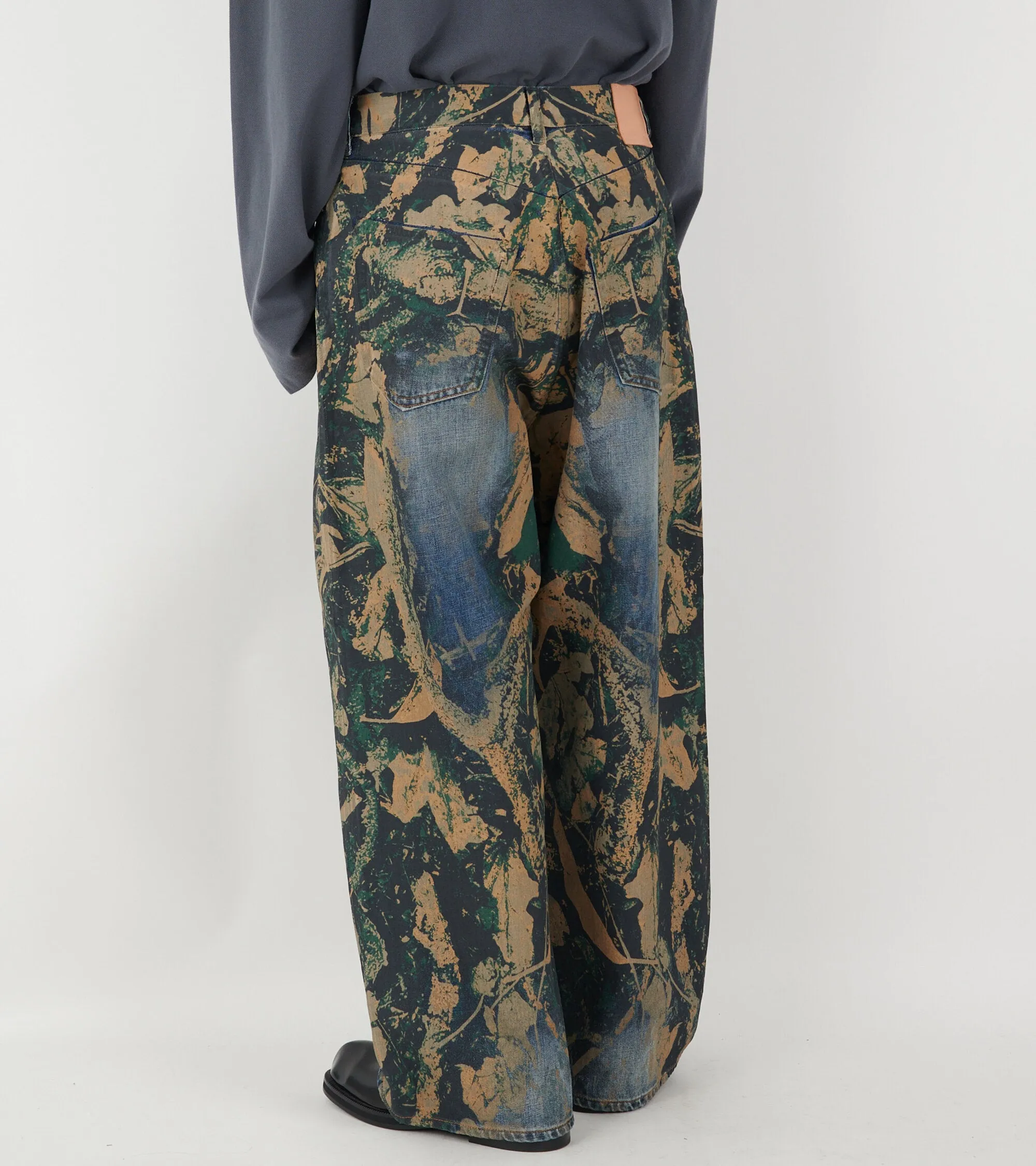 2023 Super Baggy Fit Jeans Denim Mossy Oak