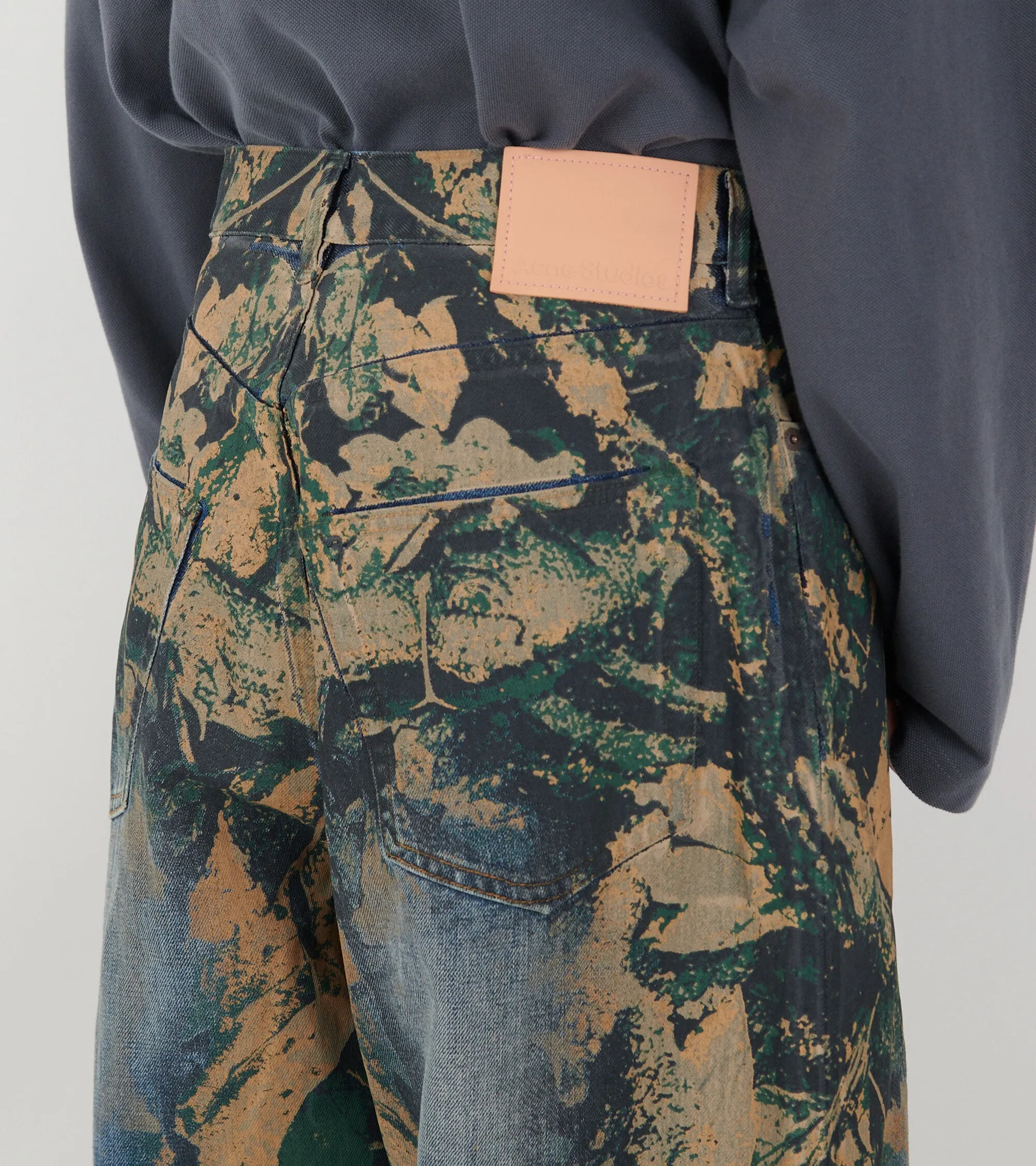 2023 Super Baggy Fit Jeans Denim Mossy Oak