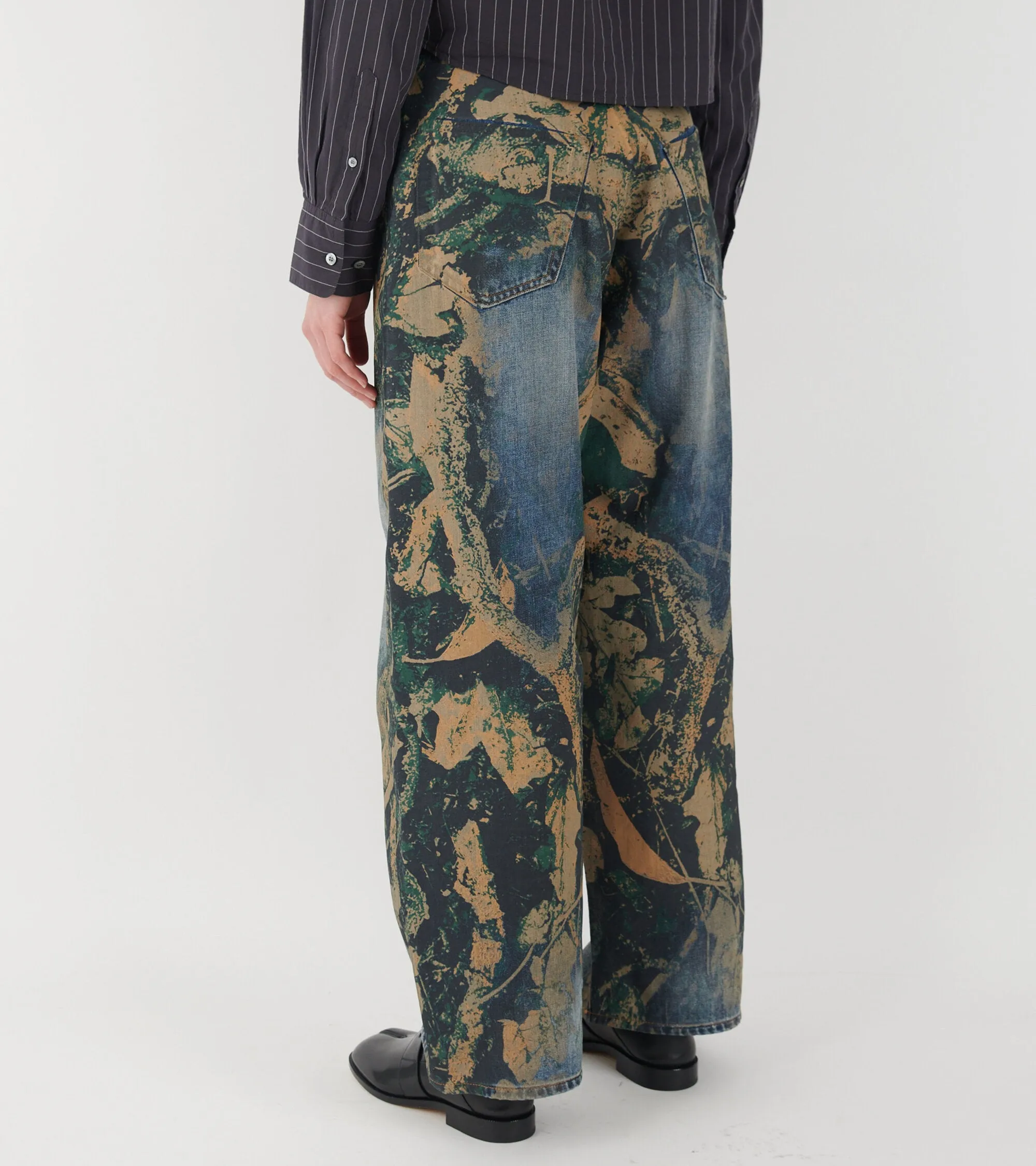 2023 Super Baggy Fit Jeans Denim Mossy Oak