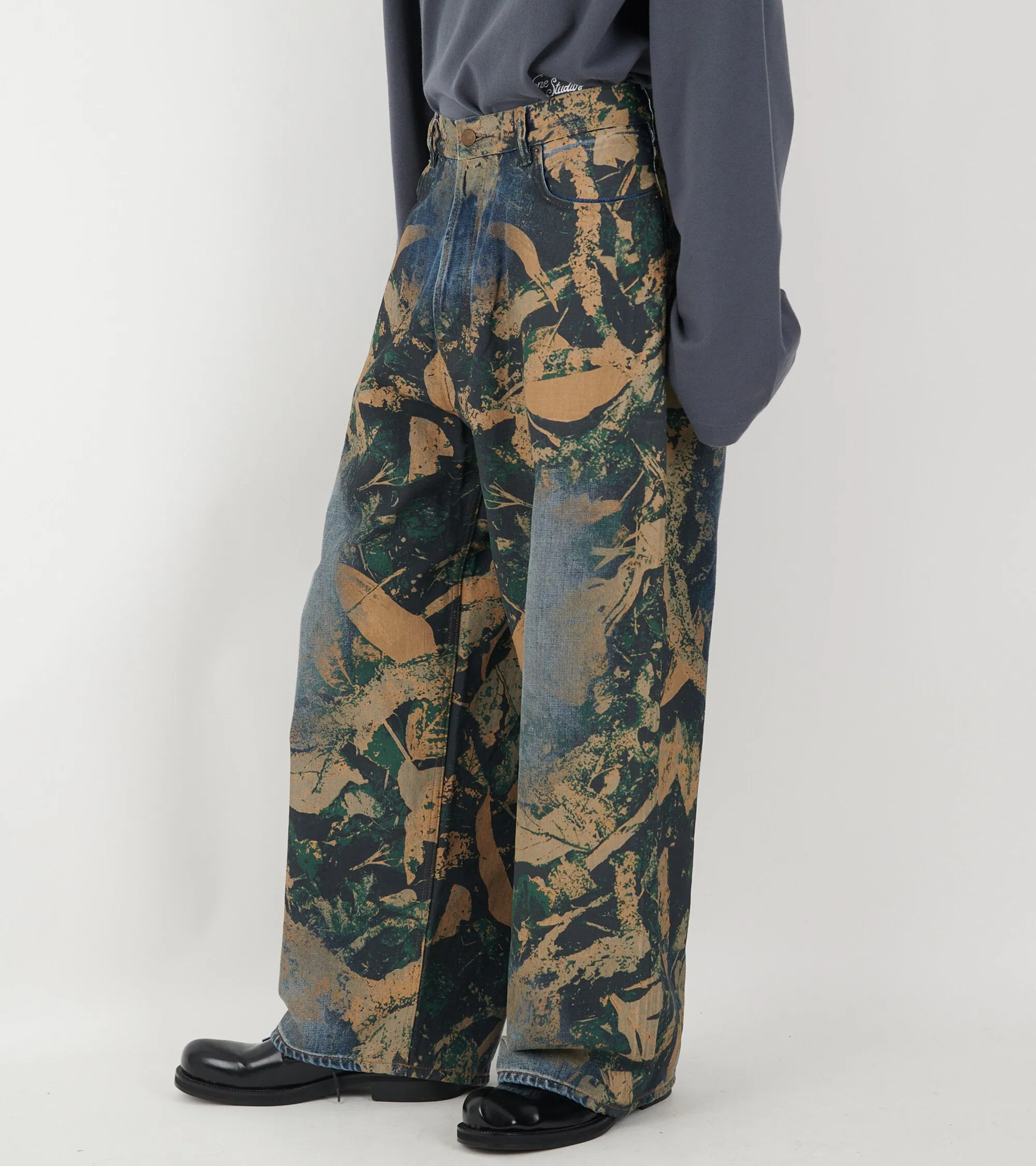 2023 Super Baggy Fit Jeans Denim Mossy Oak