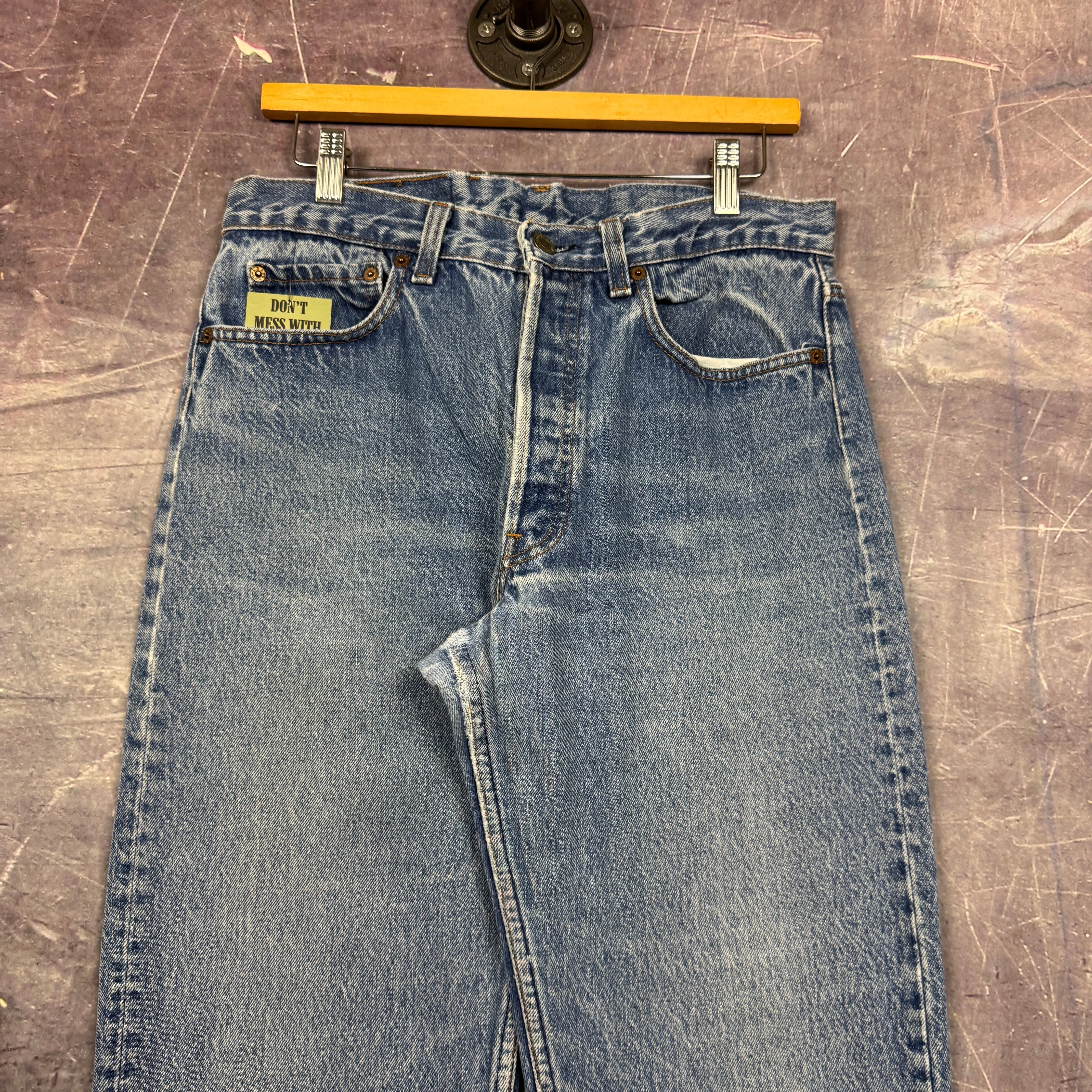 80s Light Wash Levi's 501 XX Denim Jeans 32x32.5 2232