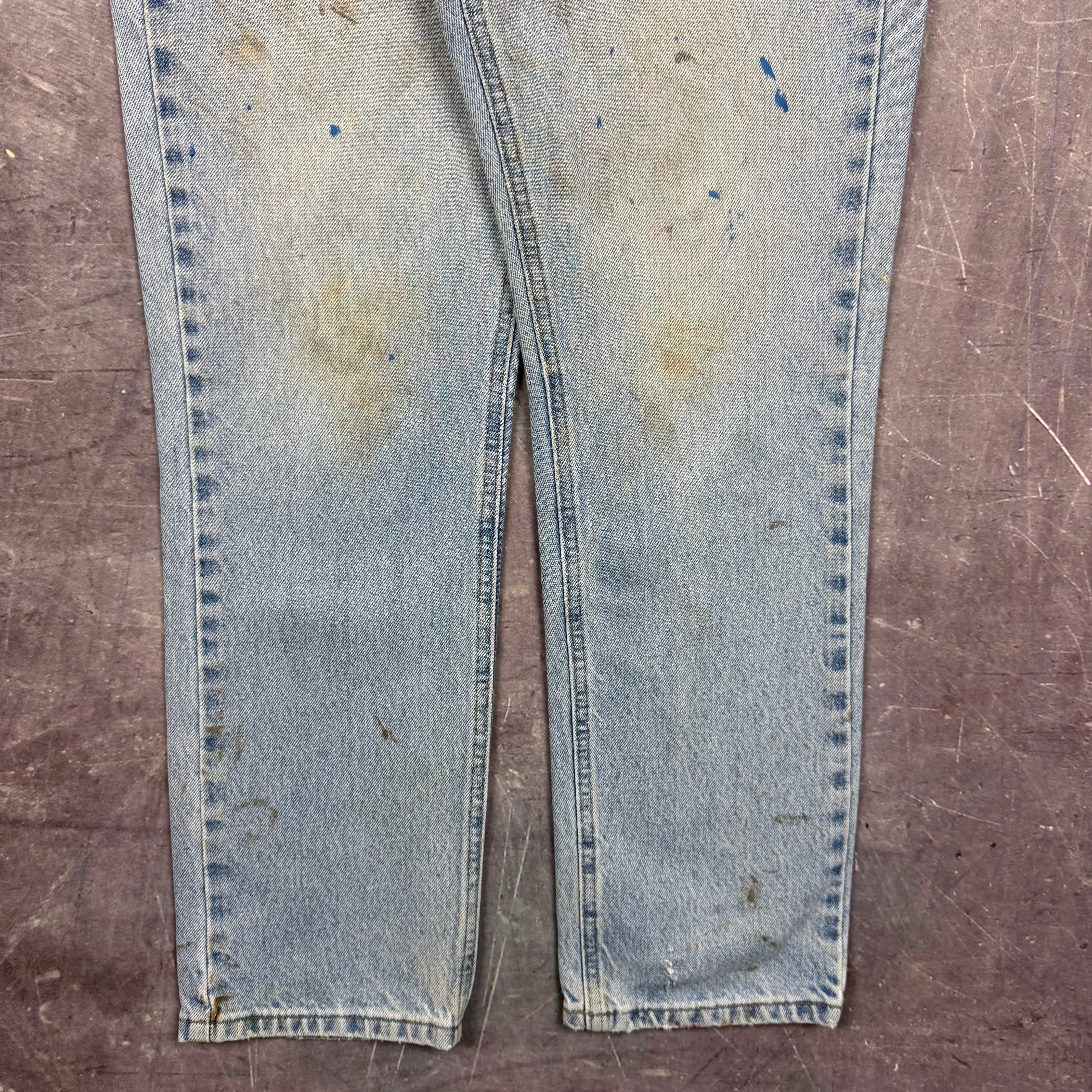 90s Light Wash Carhartt Painter Denim Jeans 32x29.5 2133