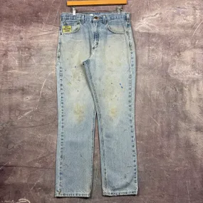90s Light Wash Carhartt Painter Denim Jeans 32x29.5 2133