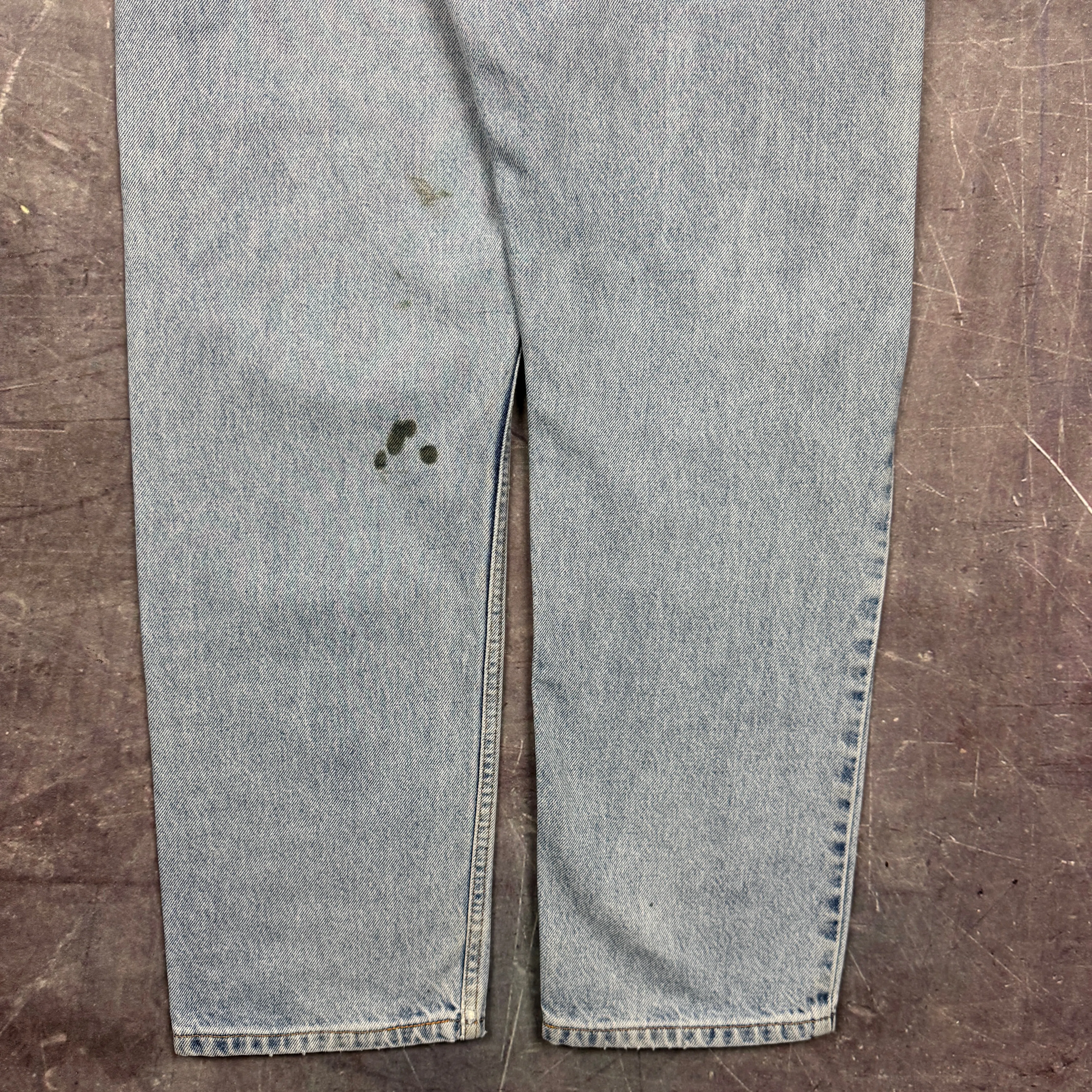 90s Light Wash Levi's 505 Orange Tab Denim Jeans 34x29 2253