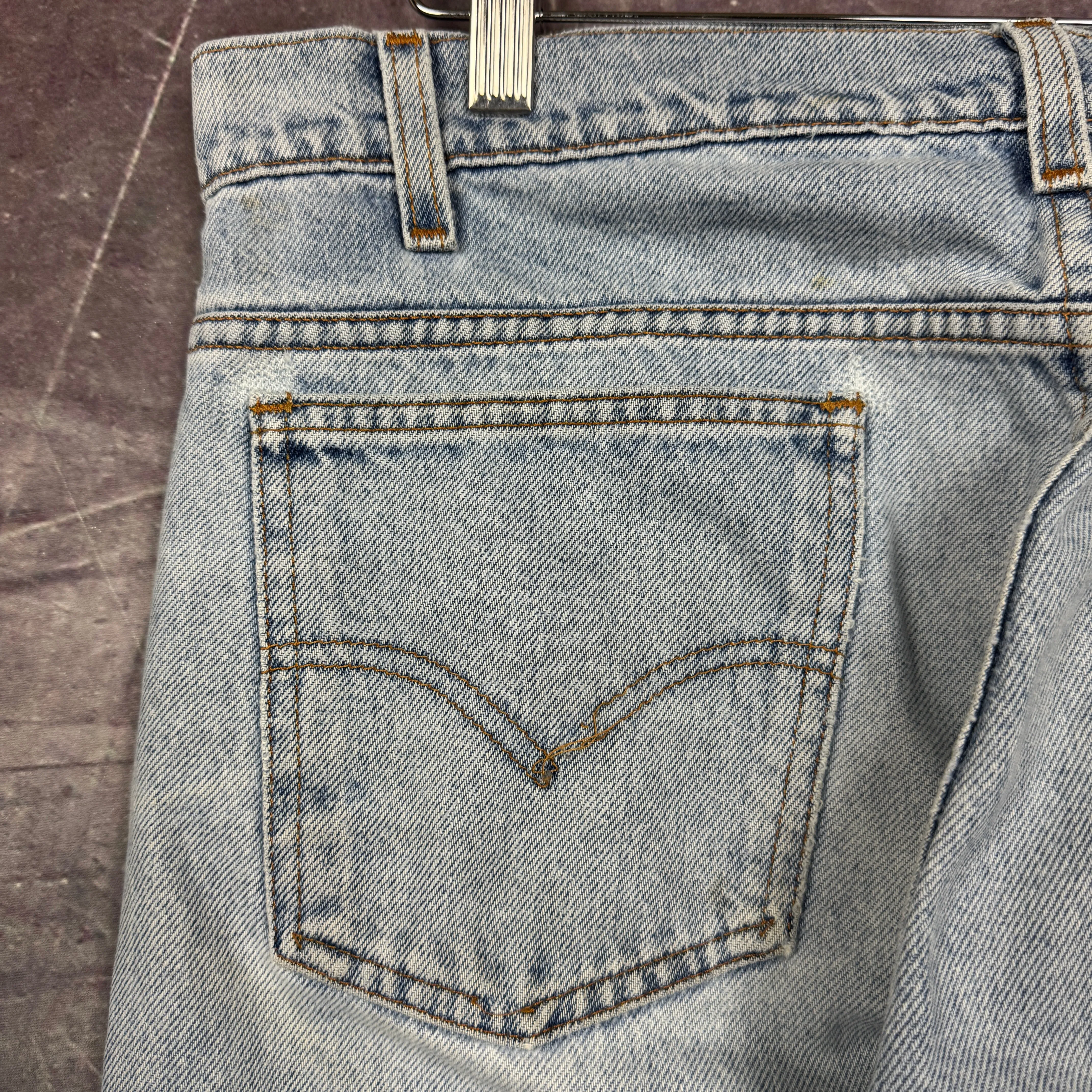 90s Light Wash Levi's 505 Orange Tab Denim Jeans 34x29 2253
