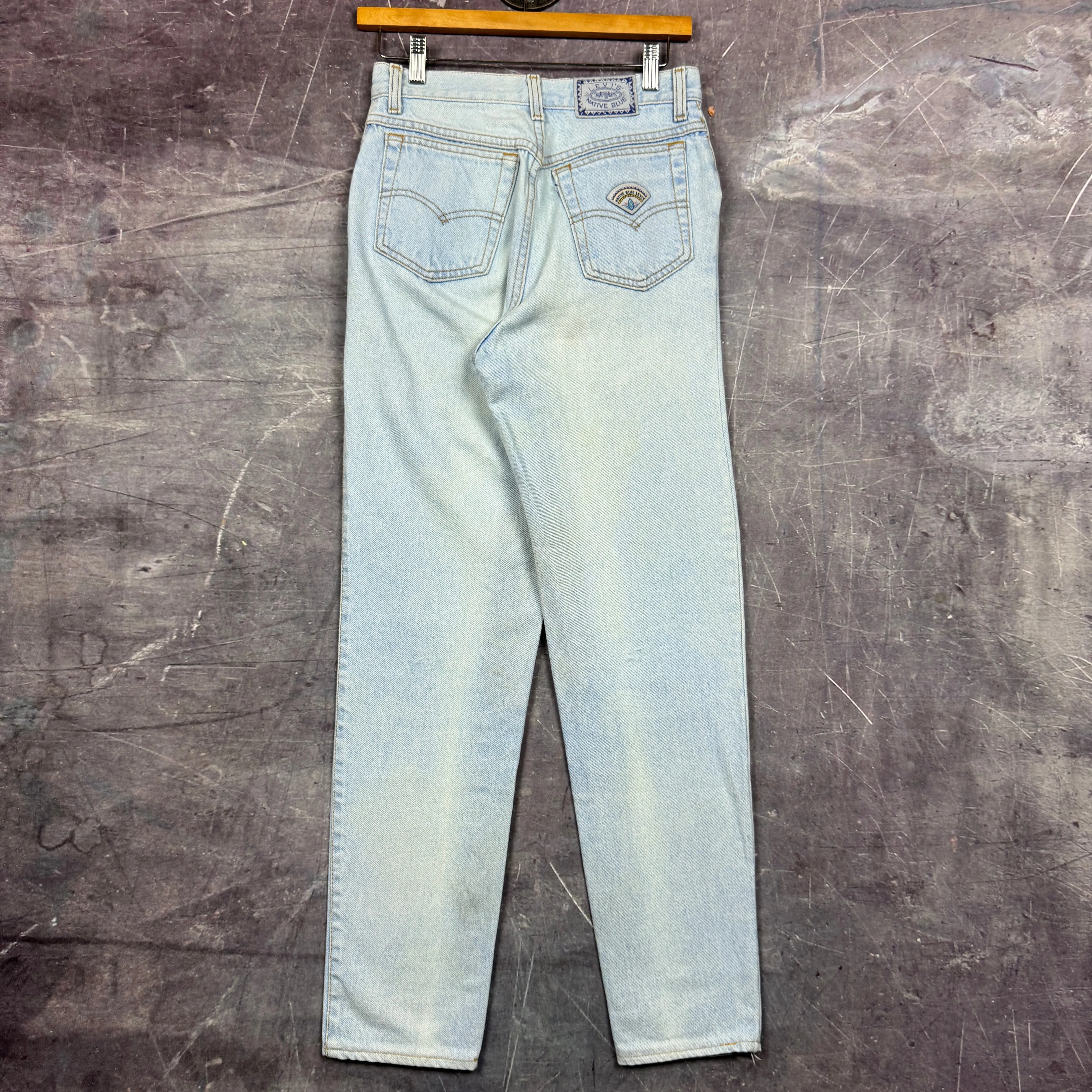90s Light Wash Levi's Native Blue Denim Jeans 26x29 0631