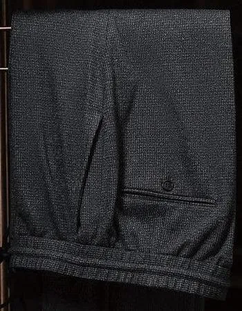 Charcoal Grey Double-Breasted Suit