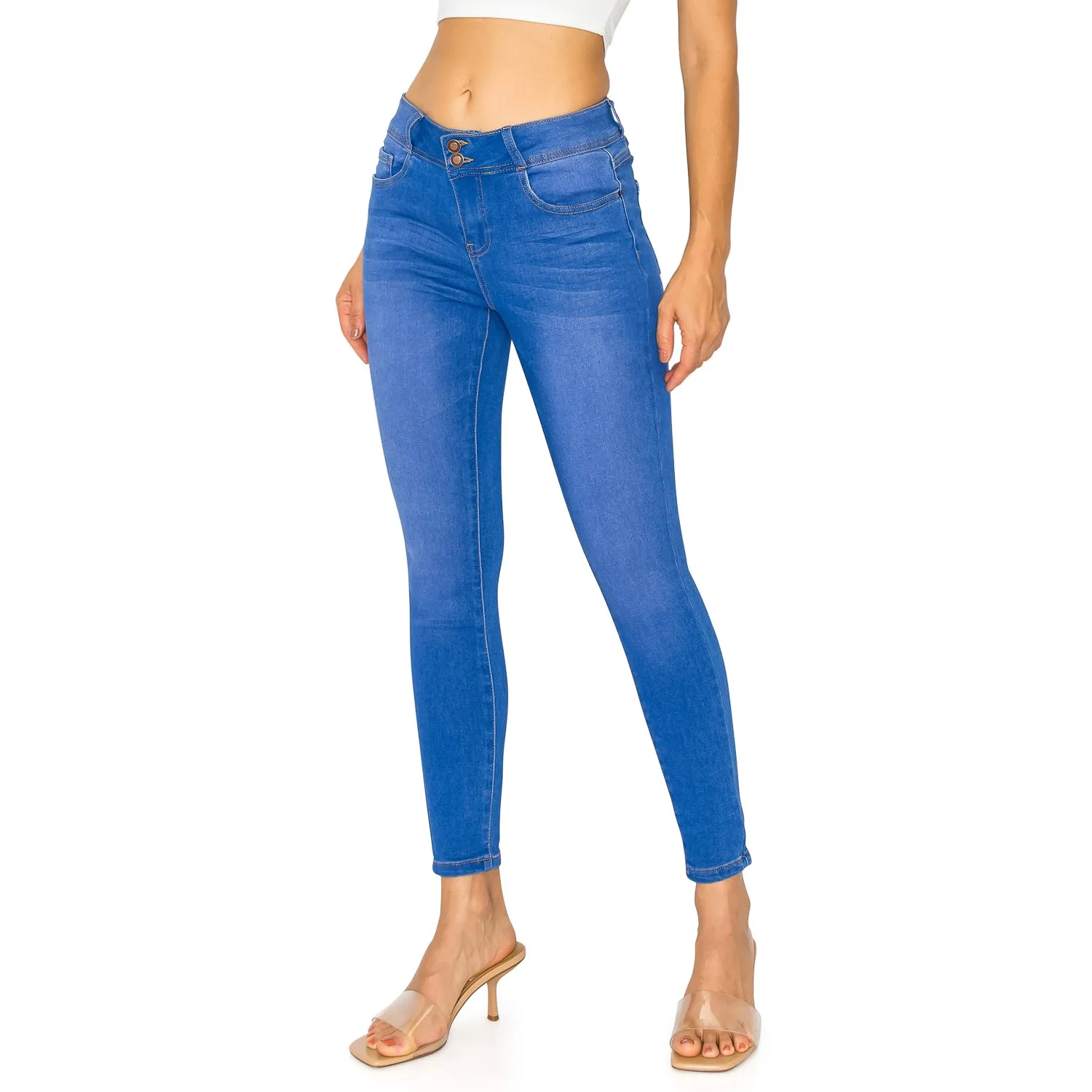 Denim Daydream Malibu High-Rise Ankle Skinny - Pale Blue