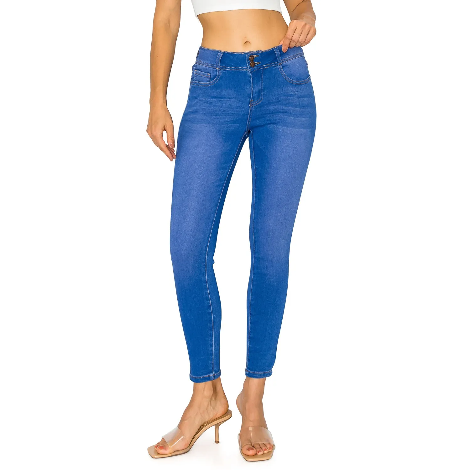 Denim Daydream Malibu High-Rise Ankle Skinny - Pale Blue