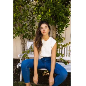 Denim Daydream Malibu High-Rise Ankle Skinny - Pale Blue