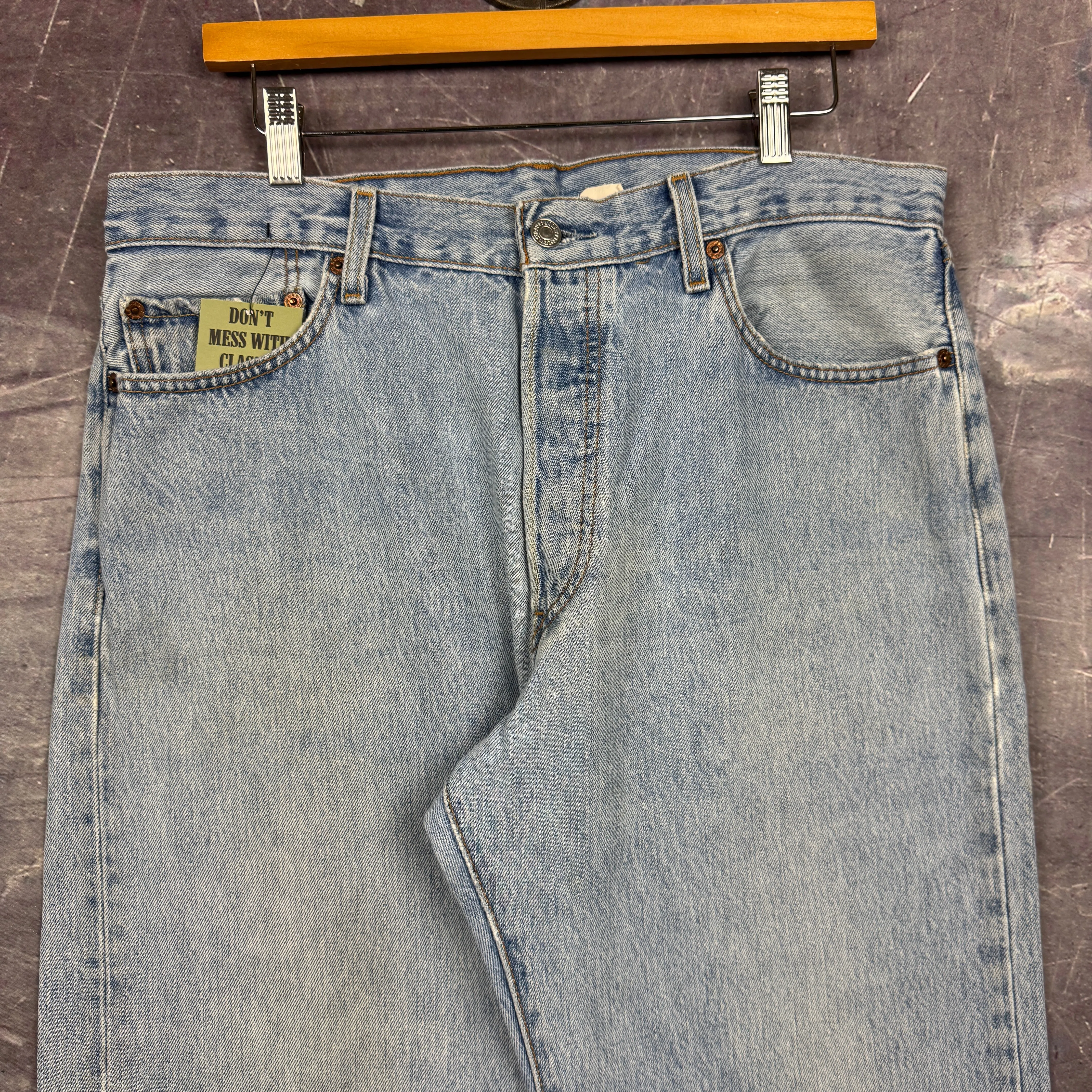 Early 00s Light Wash Levi's 501 Denim Jeans 34x31.5 0655