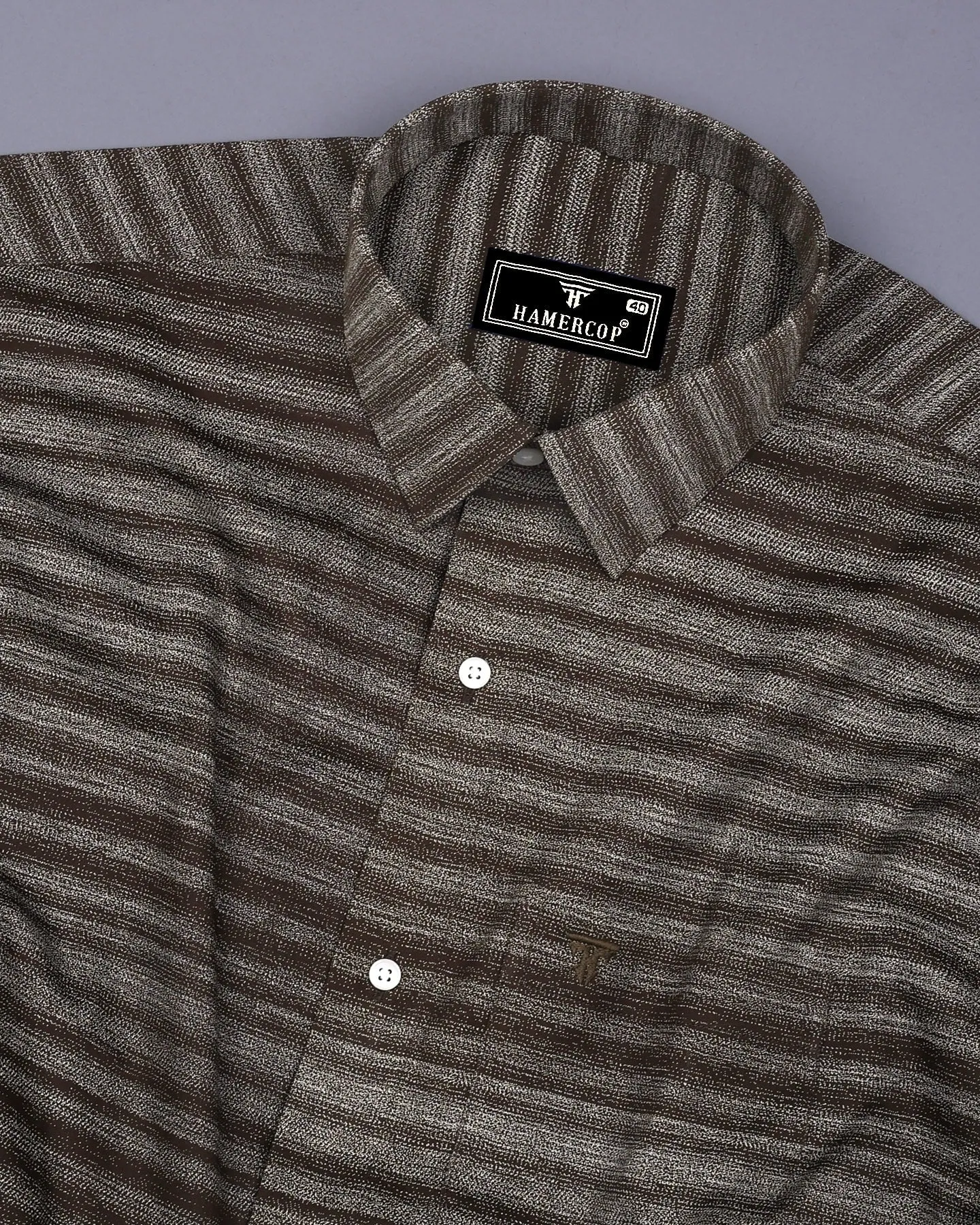 Formia Green With Cream Sprinkle Printed Cotton Shirt
