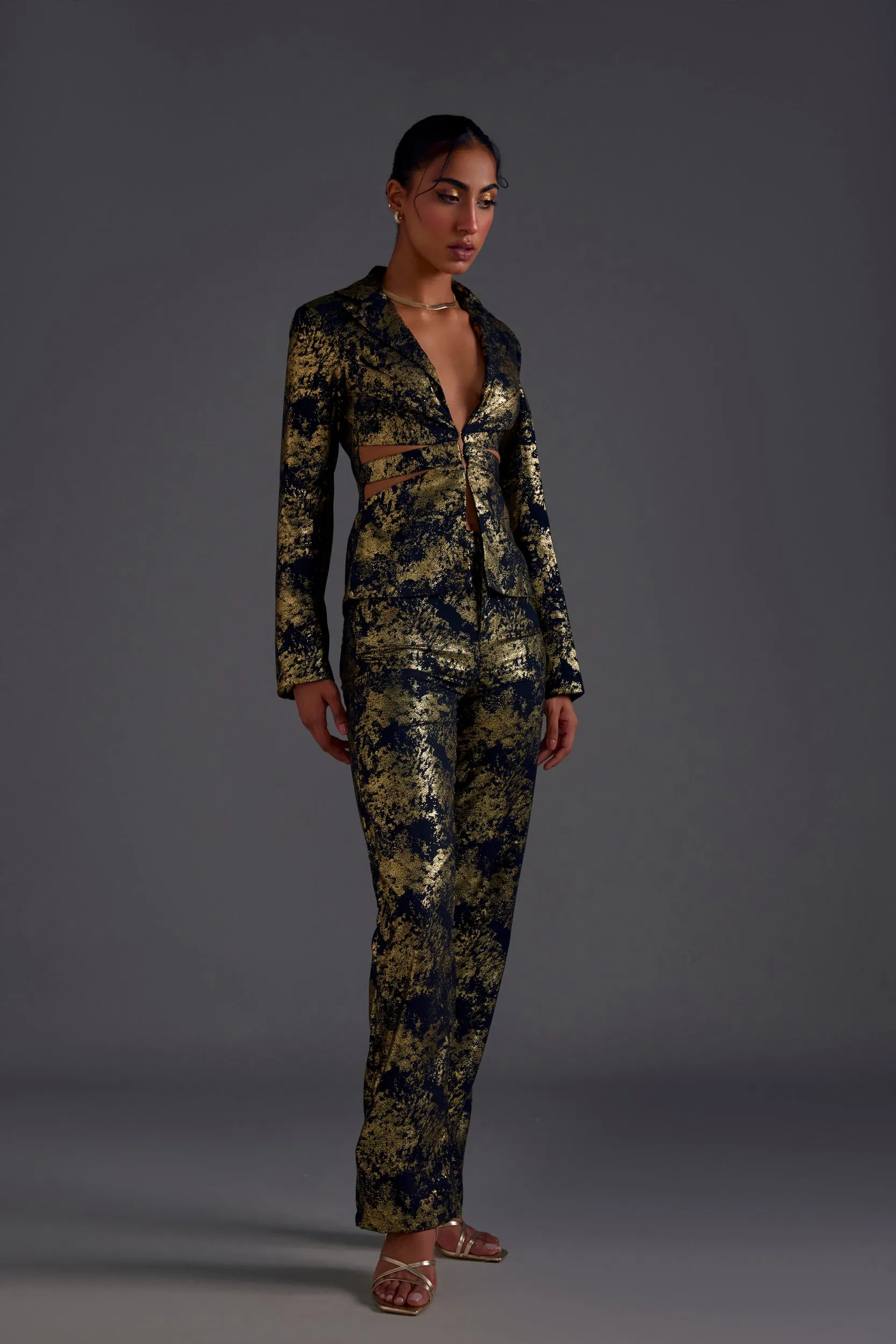Gold Heathermoss Trousers