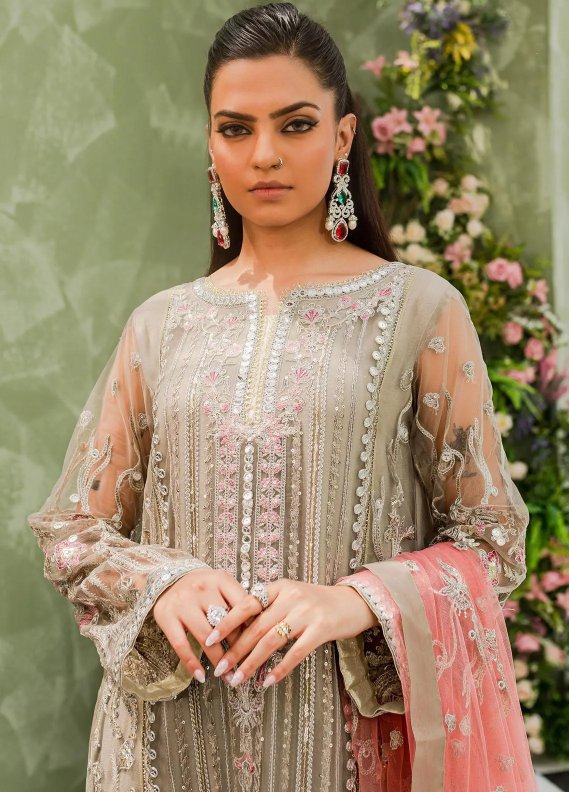 Murat by Freesia Unstitched 3 Piece Premium Chiffon Collection'2023-FFD-0115