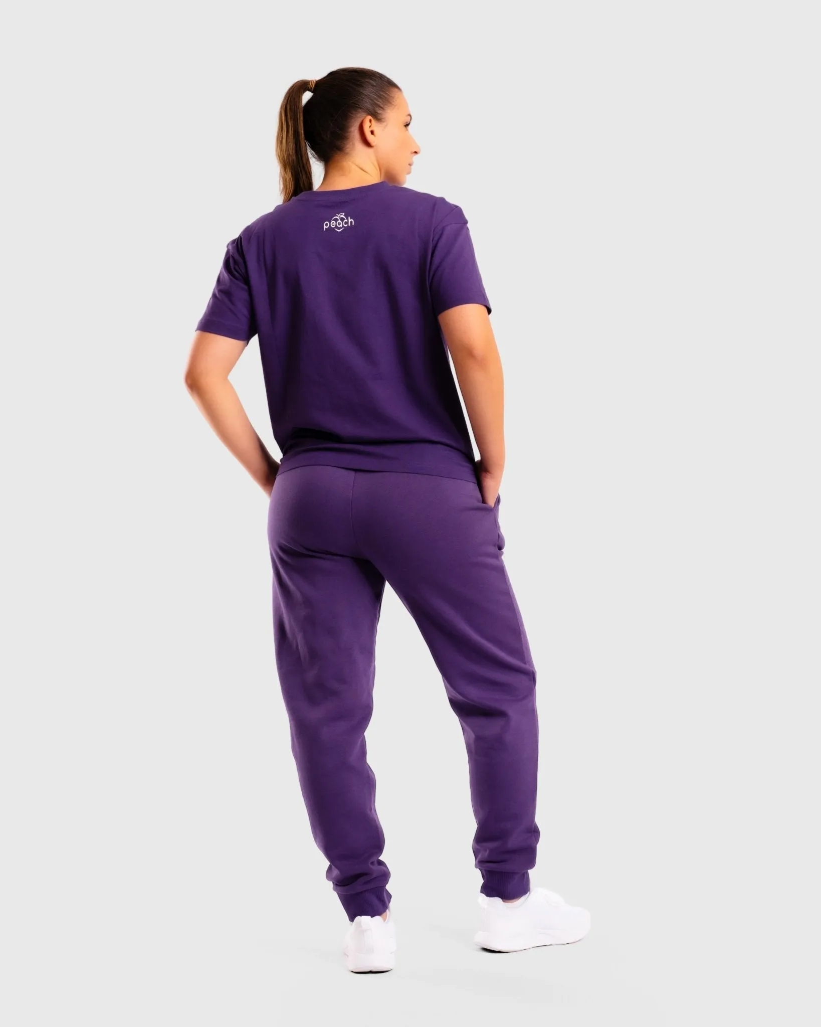 Purple Basic Oversized T-Shirt