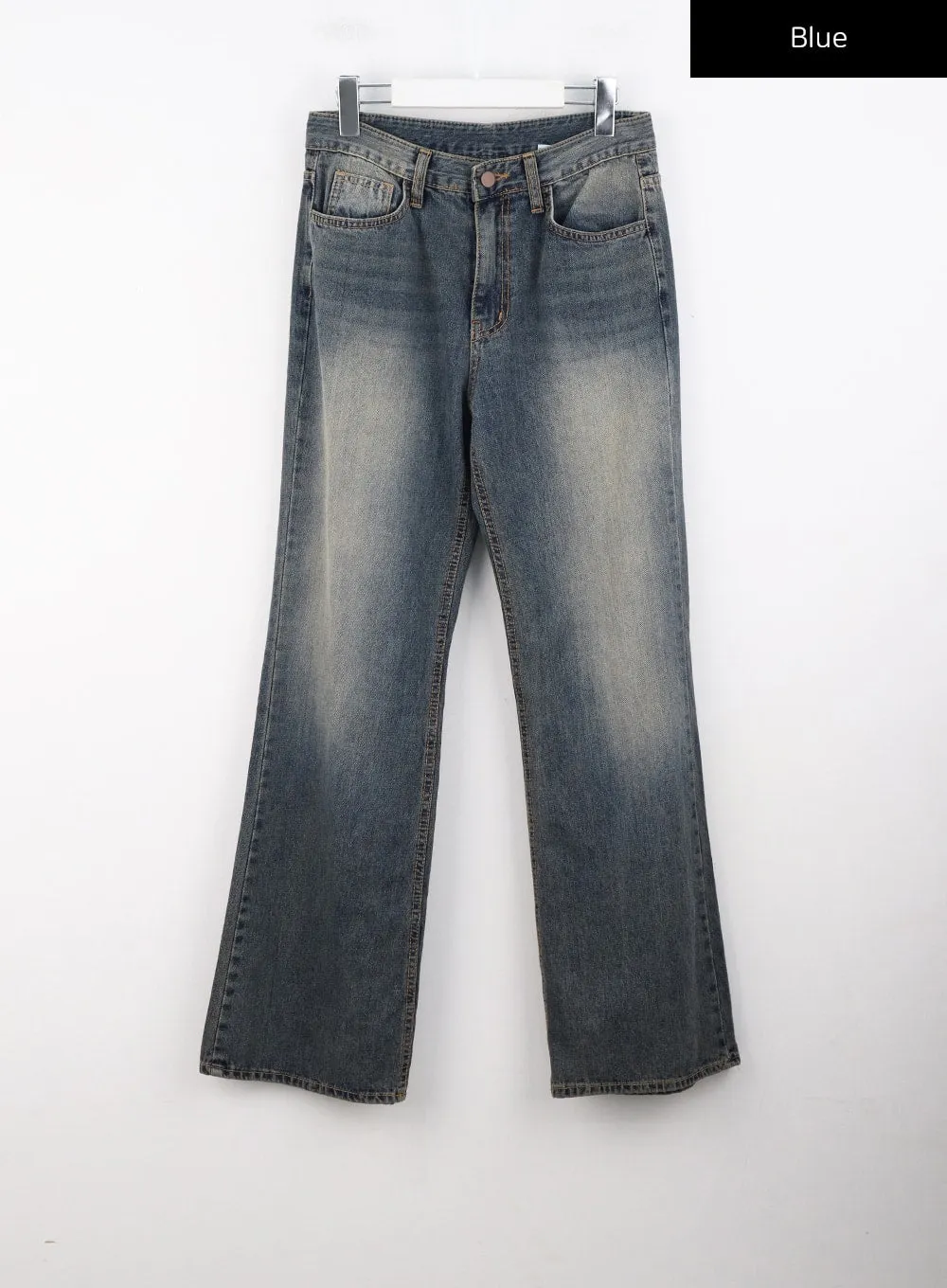 Vintage Wash Bootcut Jeans CS305