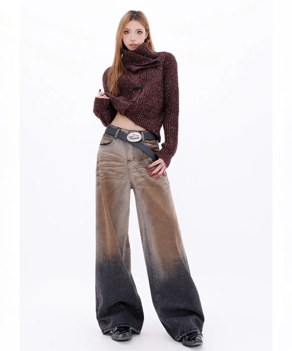 Washed Gradient Jeans