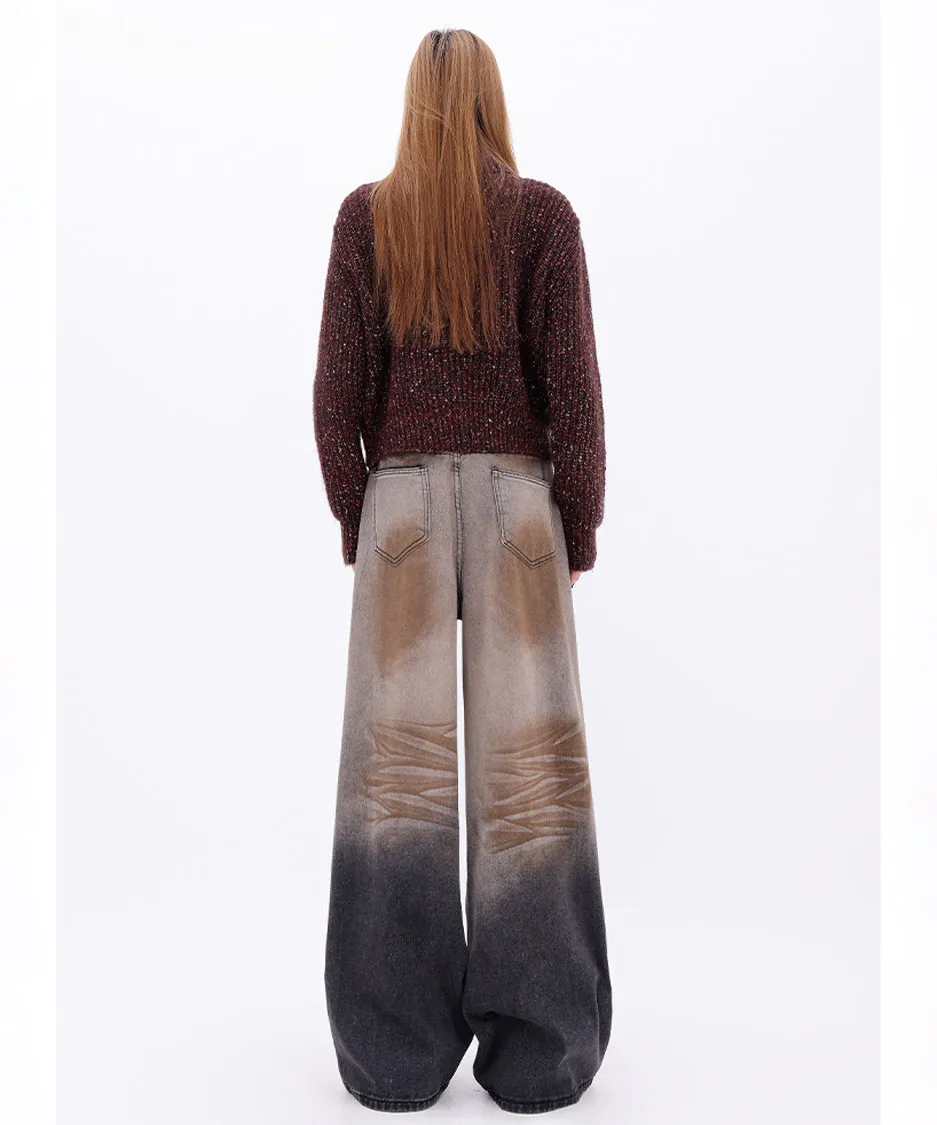 Washed Gradient Jeans